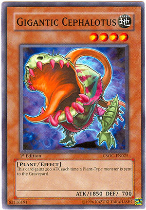 Gigantic Cephalotus [CSOC-EN025] Common Yu-Gi-Oh!