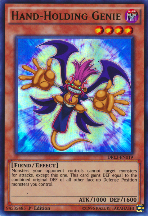 Hand-Holding Genie [DRL3-EN019] Ultra Rare Yu-Gi-Oh!