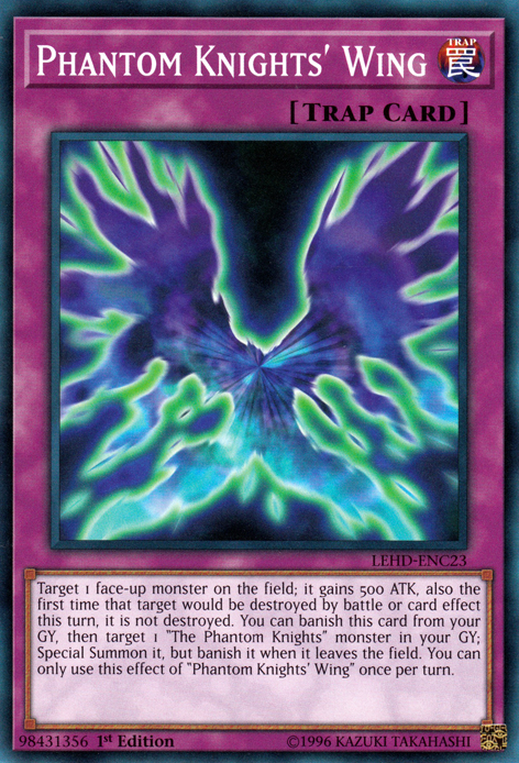 Phantom Knights' Wing [LEHD-ENC23] Common Yu-Gi-Oh!