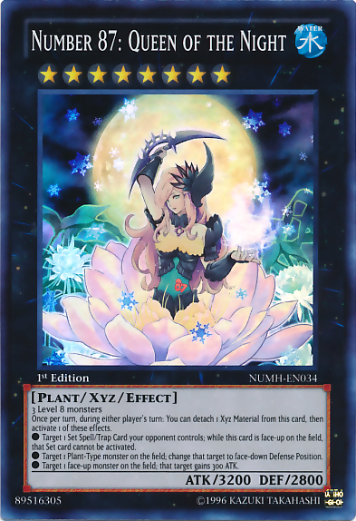 Number 87: Queen of the Night [NUMH-EN034] Super Rare Yu-Gi-Oh!