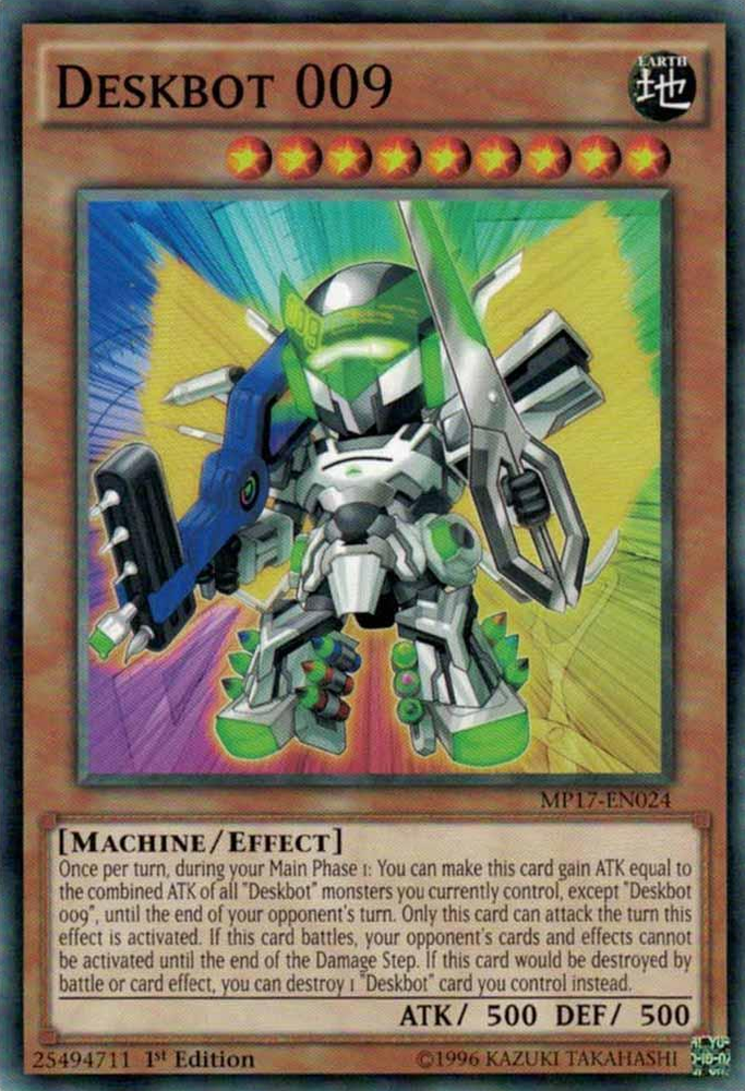 Deskbot 009 [MP17-EN024] Common Yu-Gi-Oh!
