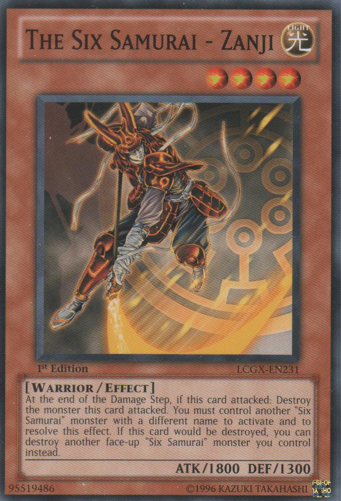 The Six Samurai - Zanji [LCGX-EN231] Common Yu-Gi-Oh!