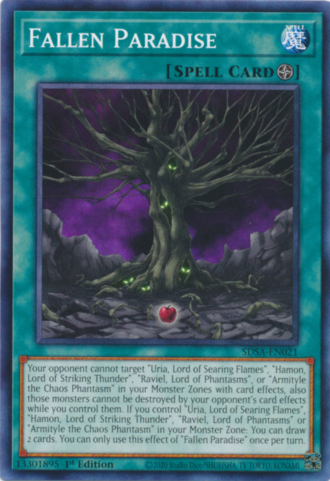 Fallen Paradise [SDSA-EN021] Common Yu-Gi-Oh!