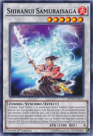 Shiranui Samuraisaga [MP16-EN211] Common Yu-Gi-Oh!