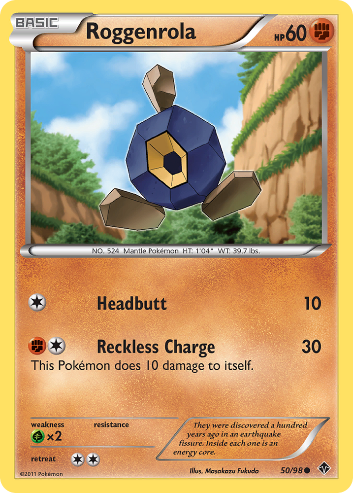 Roggenrola (50/98) [Black & White: Emerging Powers] Pokémon