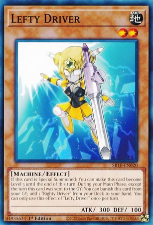 Lefty Driver [SR10-EN020] Common Yu-Gi-Oh!