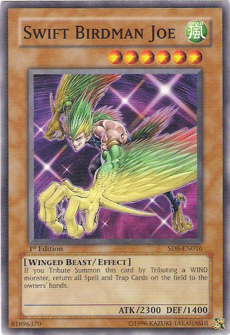 Swift Birdman Joe [SD8-EN016] Common Yu-Gi-Oh!