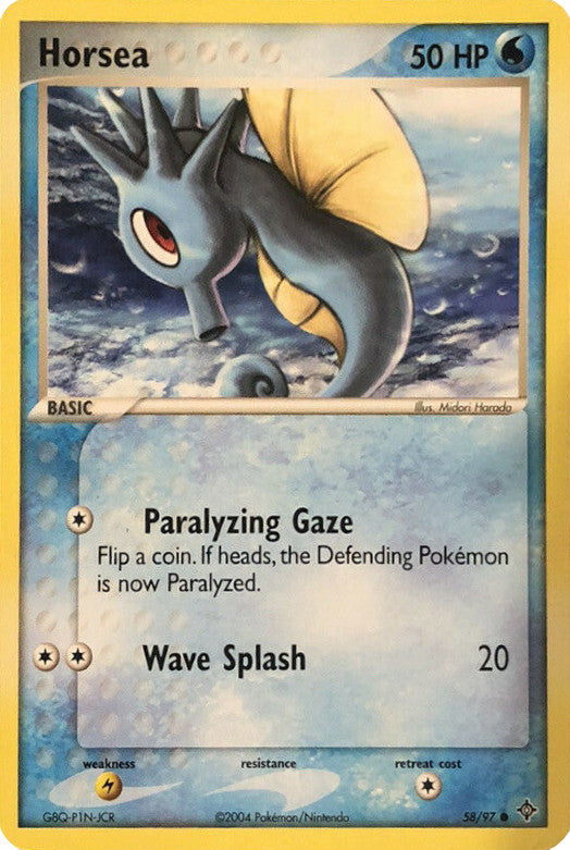 Horsea (58/97) [EX: Battle Stadium] Pokémon