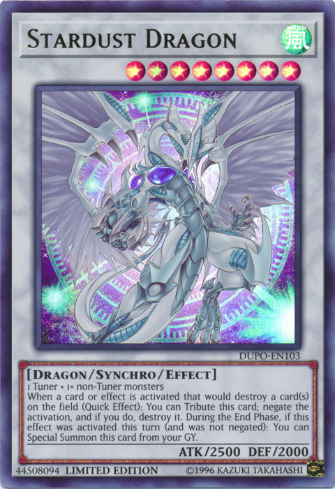 Stardust Dragon [DUPO-EN103] Ultra Rare Yu-Gi-Oh!