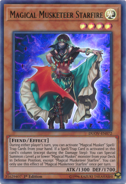 Magical Musketeer Starfire [DUOV-EN072] Ultra Rare Yu-Gi-Oh!
