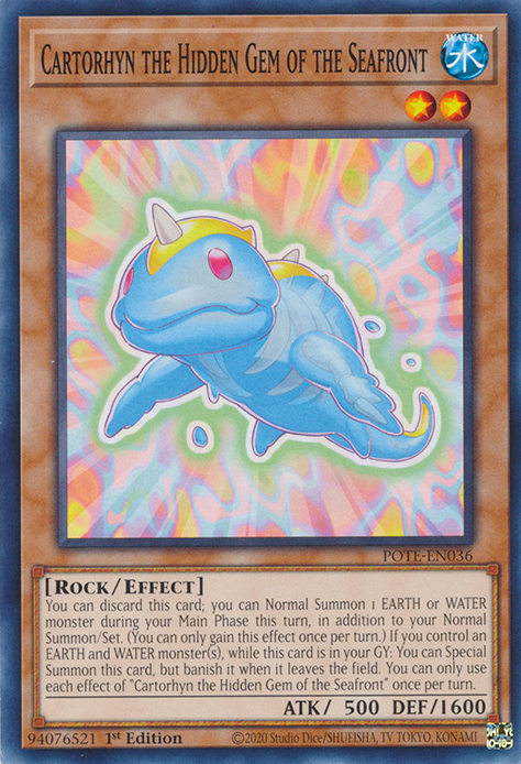 Cartorhyn the Hidden Gem of the Seafront [POTE-EN036] Common Yu-Gi-Oh!
