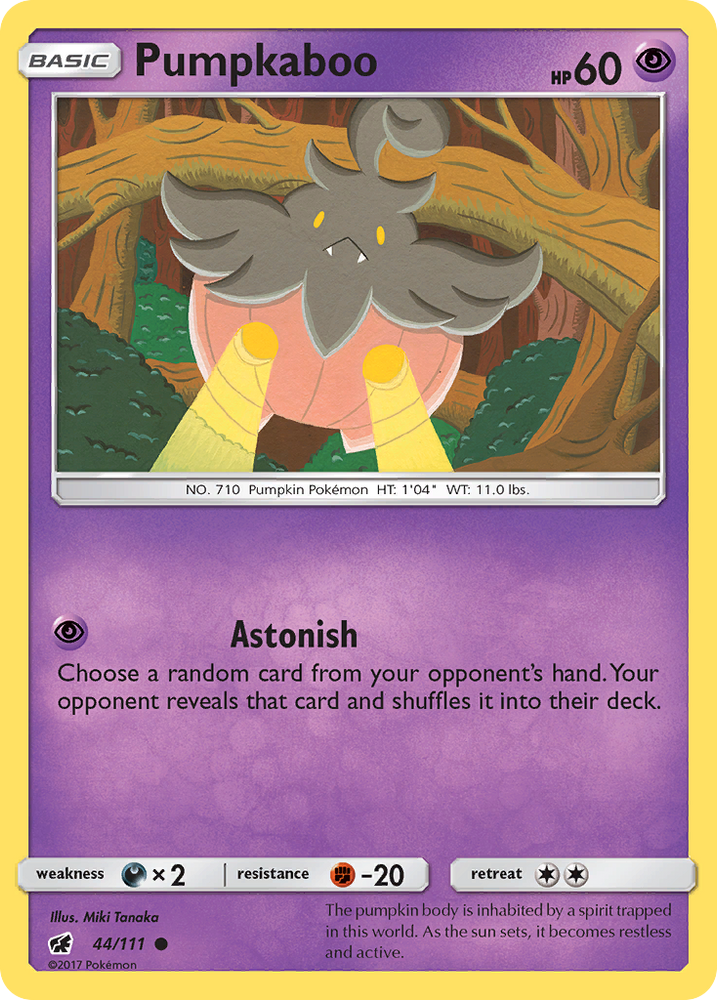 Pumpkaboo (44/111) [Sun & Moon: Crimson Invasion] Pokémon