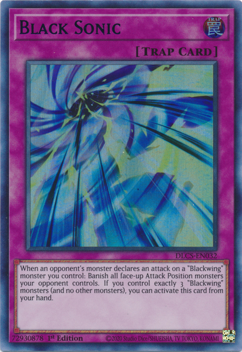 Black Sonic (Blue) [DLCS-EN032] Ultra Rare Yu-Gi-Oh!