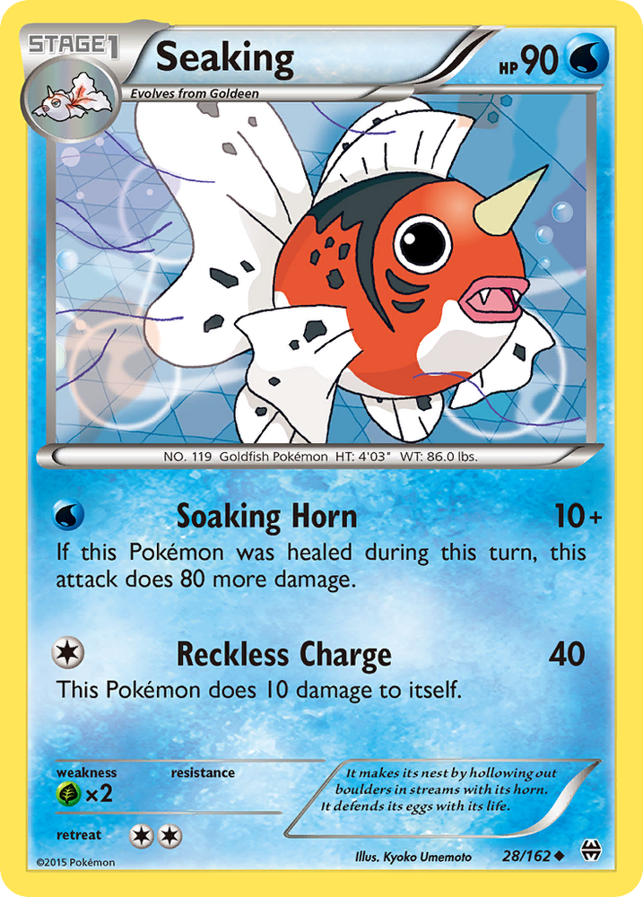 Seaking (28/162) [XY: BREAKthrough] Pokémon