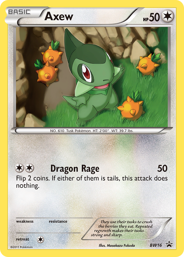 Axew (BW16) [Black & White: Black Star Promos] Pokémon