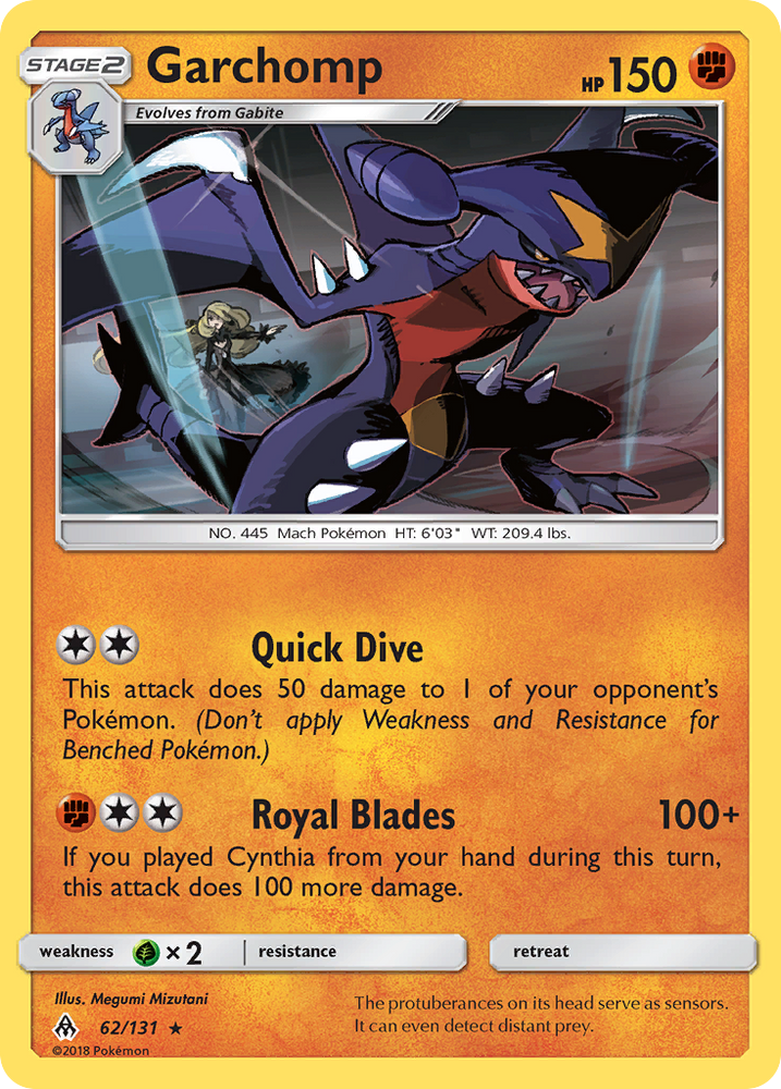 Garchomp (62/131) [Sun & Moon: Forbidden Light] Pokémon