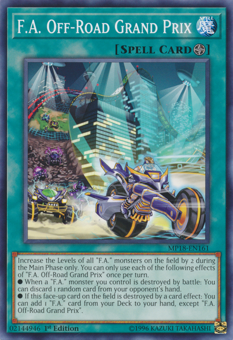 F.A. Off-Road Grand Prix [MP18-EN161] Common Yu-Gi-Oh!