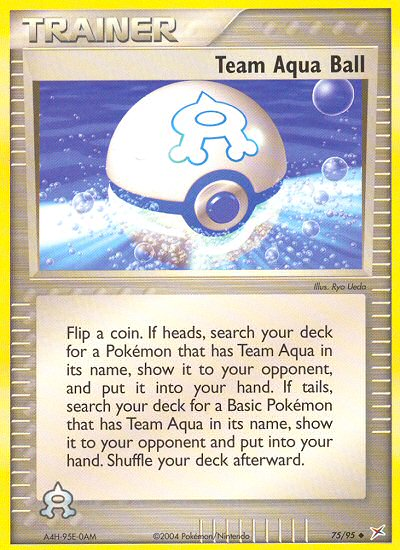 Team Aqua Ball (75/95) [EX: Team Magma vs Team Aqua] Pokémon