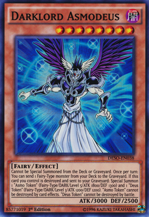 Darklord Asmodeus [DESO-EN038] Super Rare Yu-Gi-Oh!