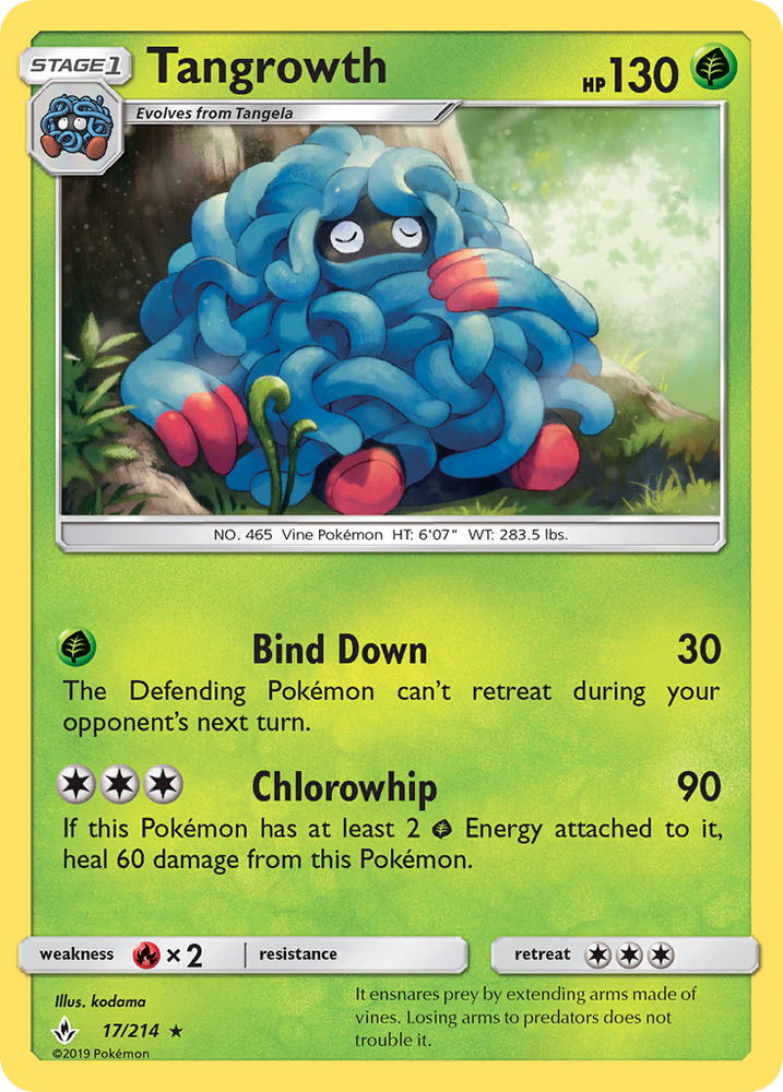 Tangrowth (17/214) [Sun & Moon: Unbroken Bonds] Pokémon