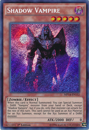 Shadow Vampire [MP14-EN152] Secret Rare Yu-Gi-Oh!