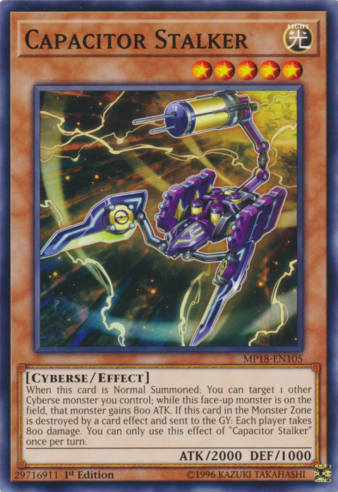 Capacitor Stalker [MP18-EN105] Common Yu-Gi-Oh!