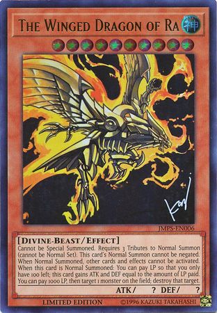 The Winged Dragon of Ra [JMPS-EN006] Ultra Rare Yu-Gi-Oh!