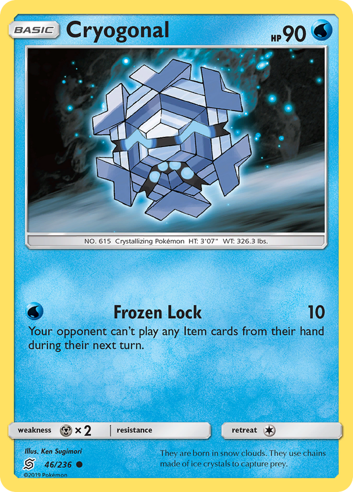 Cryogonal (46/236) [Sun & Moon: Unified Minds] Pokémon