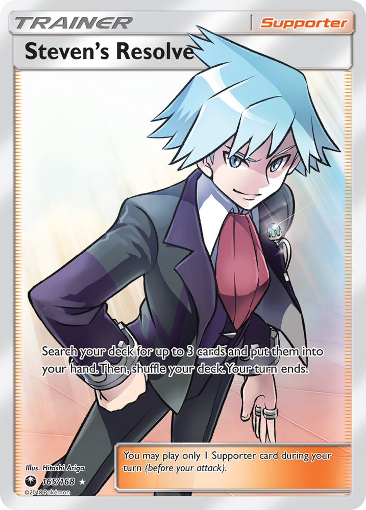Steven's Resolve (165/168) [Sun & Moon: Celestial Storm] Pokémon