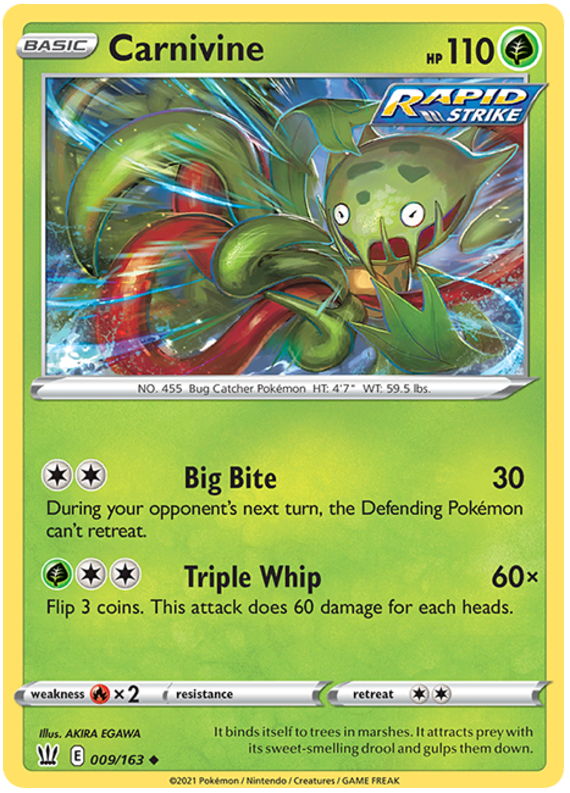 Carnivine (009/163) [Sword & Shield: Battle Styles] Pokémon