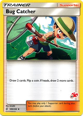 Bug Catcher (189/236) (Charizard Stamp #47) [Battle Academy 2020] Pokémon