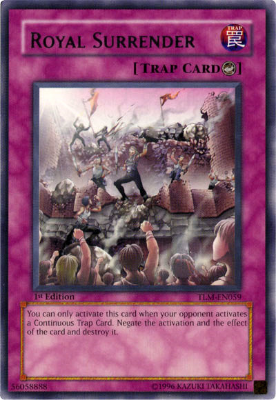 Royal Surrender [TLM-EN059] Rare Yu-Gi-Oh!