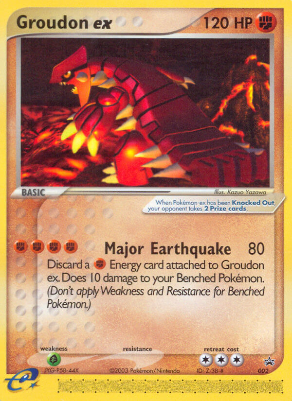 Groudon ex (002) [Nintendo: Black Star Promos] Pokémon