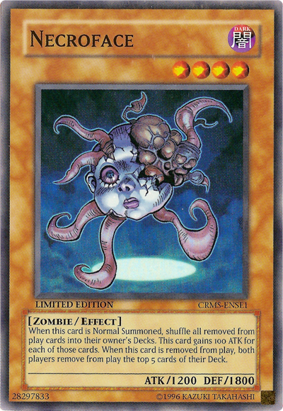 Necroface [CRMS-ENSE1] Super Rare Yu-Gi-Oh!