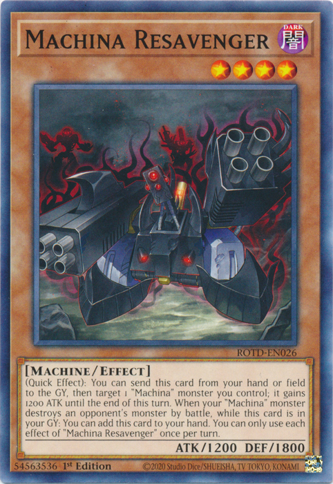 Machina Resavenger [ROTD-EN026] Common Yu-Gi-Oh!