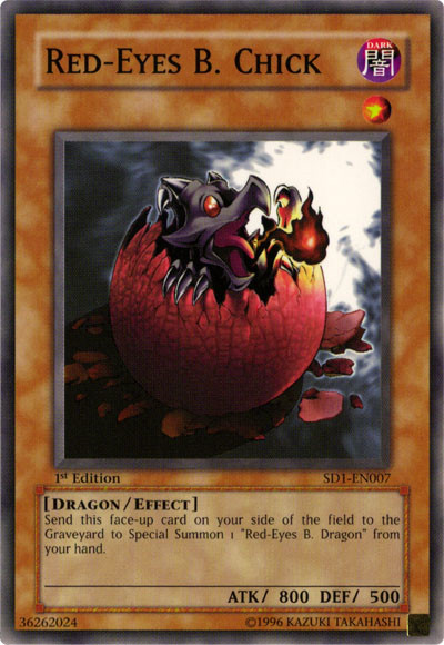 Red-Eyes B. Chick [SD1-EN007] Common Yu-Gi-Oh!