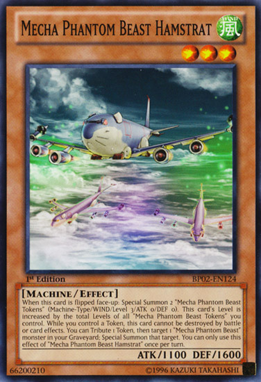 Mecha Phantom Beast Hamstrat [BP02-EN124] Mosaic Rare Yu-Gi-Oh!