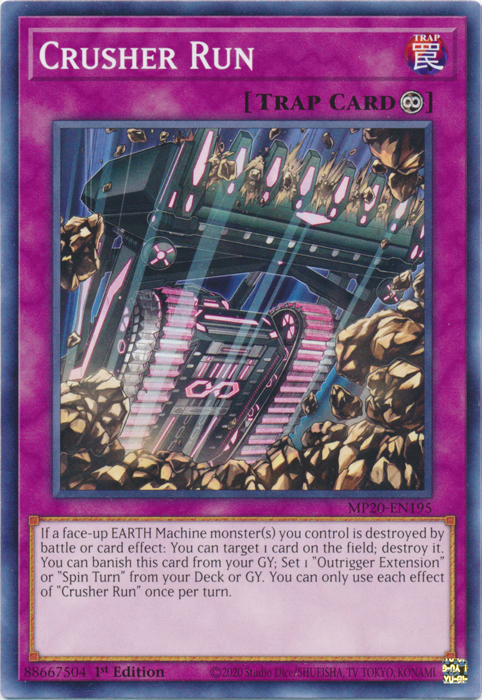 Crusher Run [MP20-EN195] Common Yu-Gi-Oh!