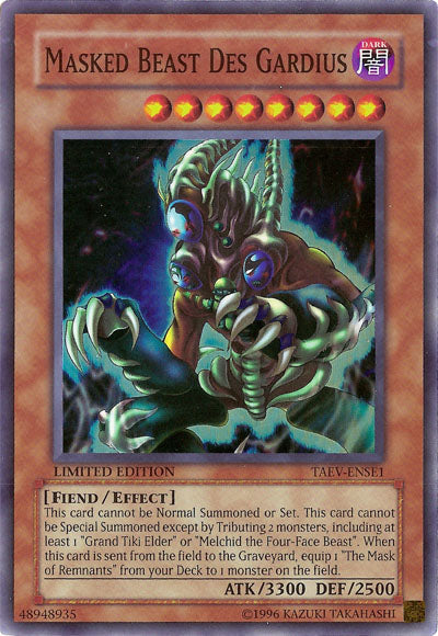 Masked Beast Des Gardius [TAEV-ENSE1] Super Rare Yu-Gi-Oh!
