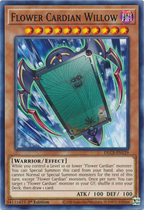 Flower Cardian Willow [DLCS-EN129] Common Yu-Gi-Oh!
