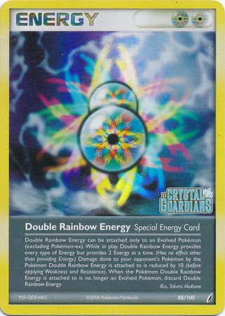 Double Rainbow Energy (88/100) (Stamped) [EX: Crystal Guardians] Pokémon