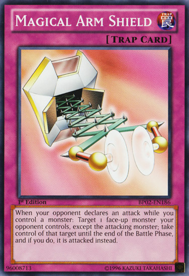 Magical Arm Shield [BP02-EN186] Mosaic Rare Yu-Gi-Oh!