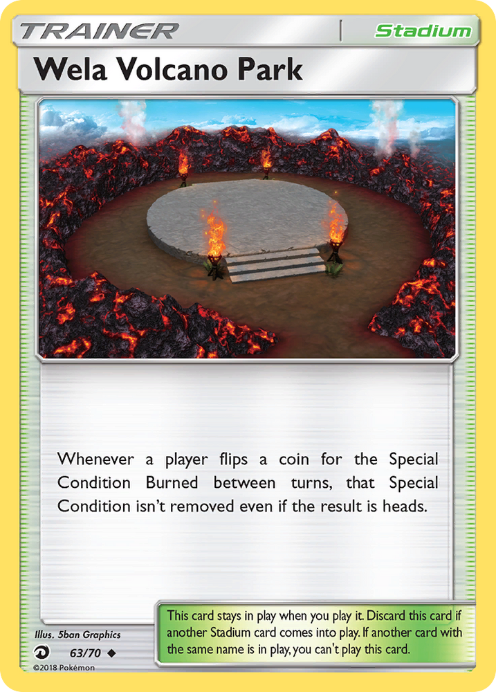 Wela Volcano Park (63/70) [Sun & Moon: Dragon Majesty] Pokémon