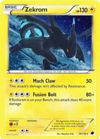 Zekrom (39/116) (Cosmos Holo) [Black & White: Plasma Freeze] Pokémon
