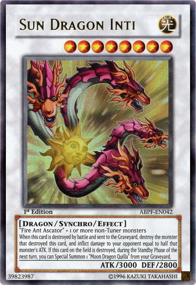 Sun Dragon Inti [ABPF-EN042] Ultra Rare Yu-Gi-Oh!