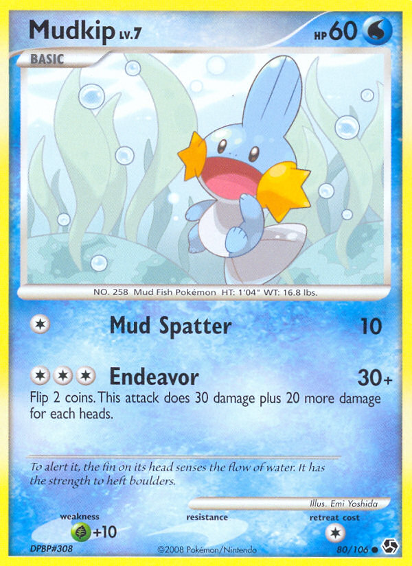 Mudkip (80/106) [Diamond & Pearl: Great Encounters] Pokémon