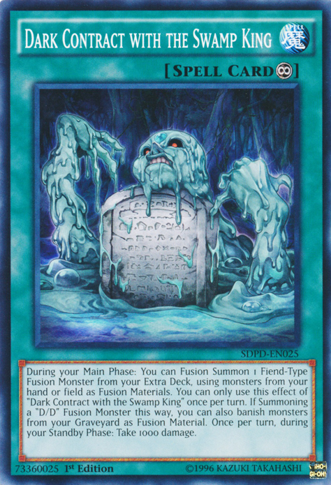 Dark Contract with the Swamp King [SDPD-EN025] Common Yu-Gi-Oh!