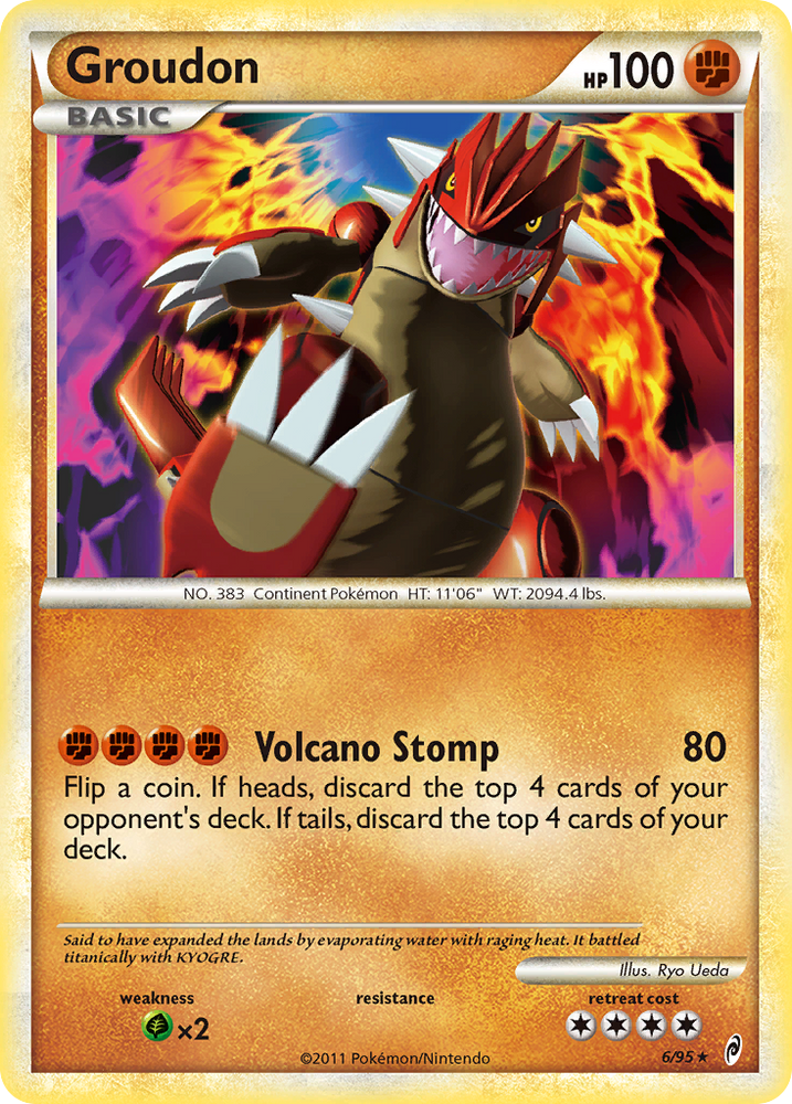 Groudon (6/95) [HeartGold & SoulSilver: Call of Legends] Pokémon