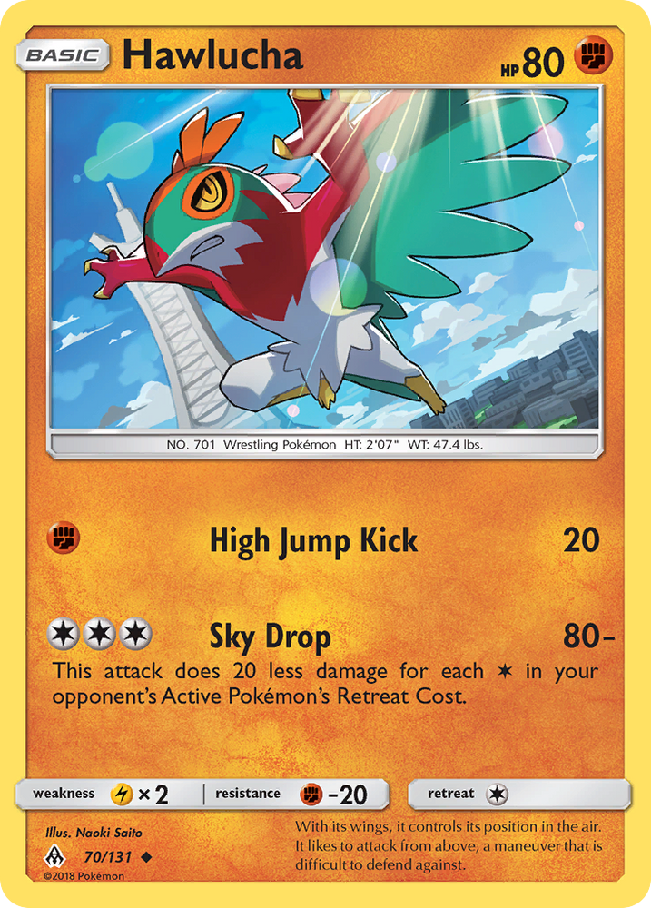 Hawlucha (70/131) [Sun & Moon: Forbidden Light] Pokémon
