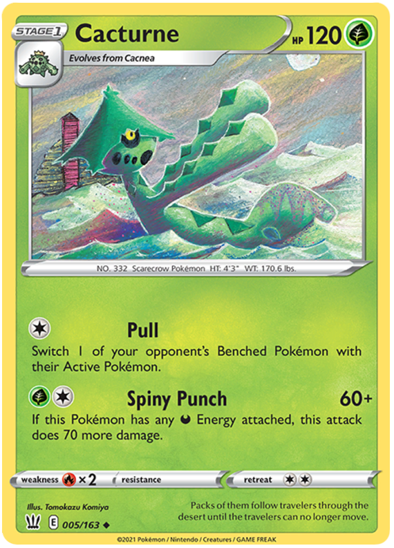 Cacturne (005/163) [Sword & Shield: Battle Styles] Pokémon